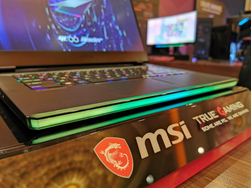 MSI GE66 Raider RGB light bar
